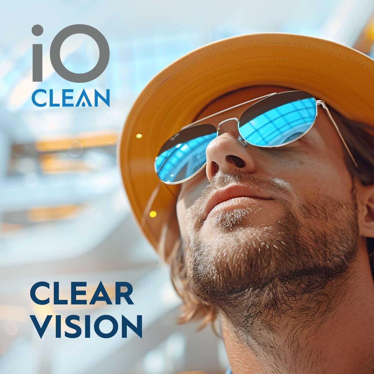 iO CLEAN Eyeglass Lens Cleaner Kit 338oz338oz2 Cloths