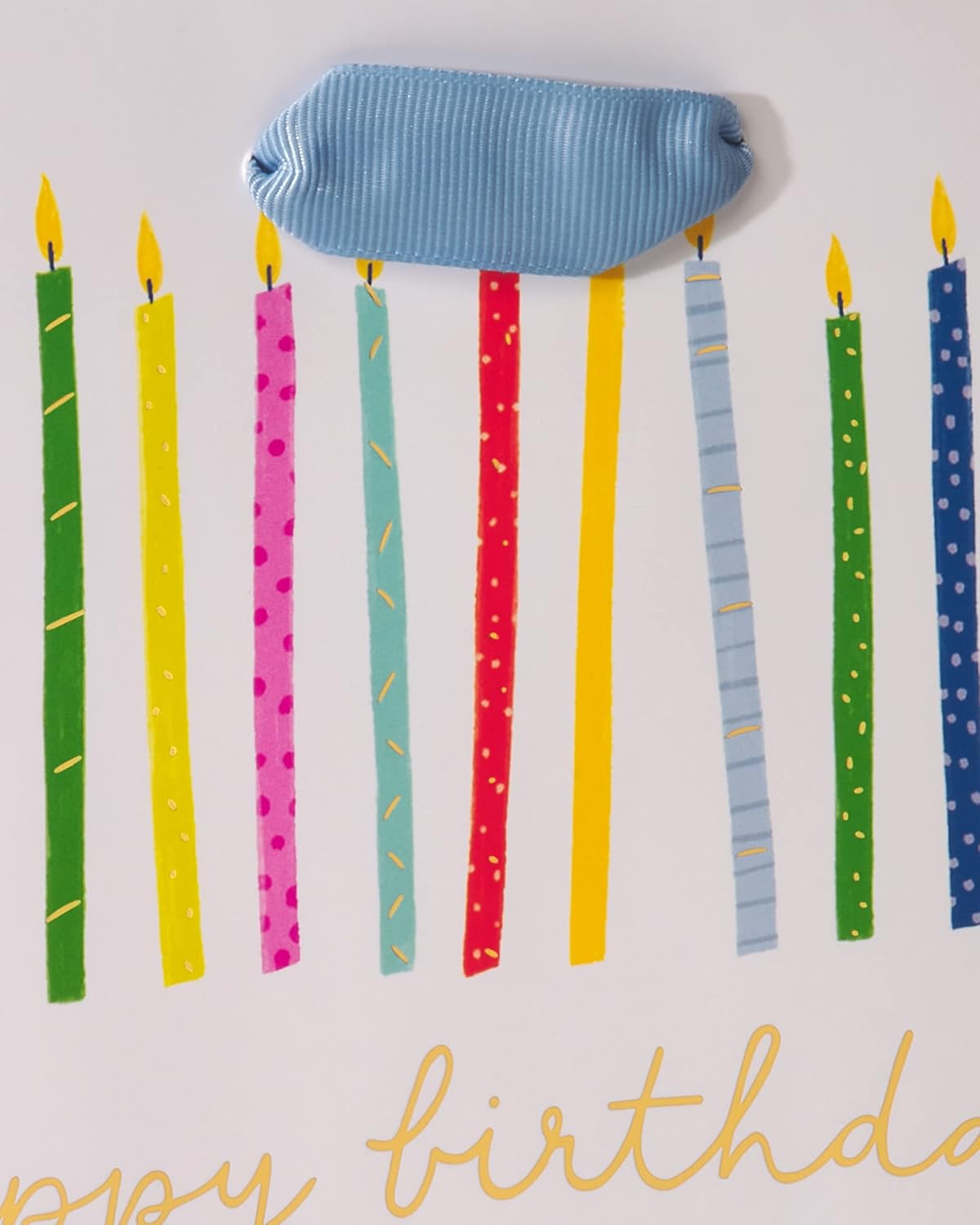 Papyrus 9 Inch Birthday Gift Bag with Candles