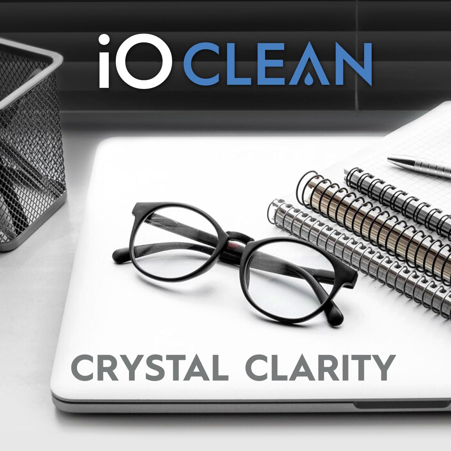 iO CLEAN Eyeglass Lens Cleaner Kit 338oz338oz2 Cloths