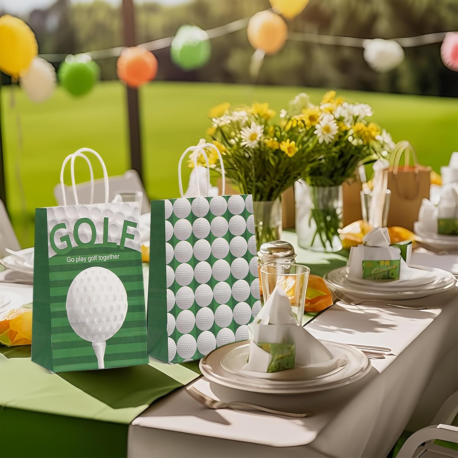 CZWXOXO 24pcs Golf Themed Gift Bags Party Supplies