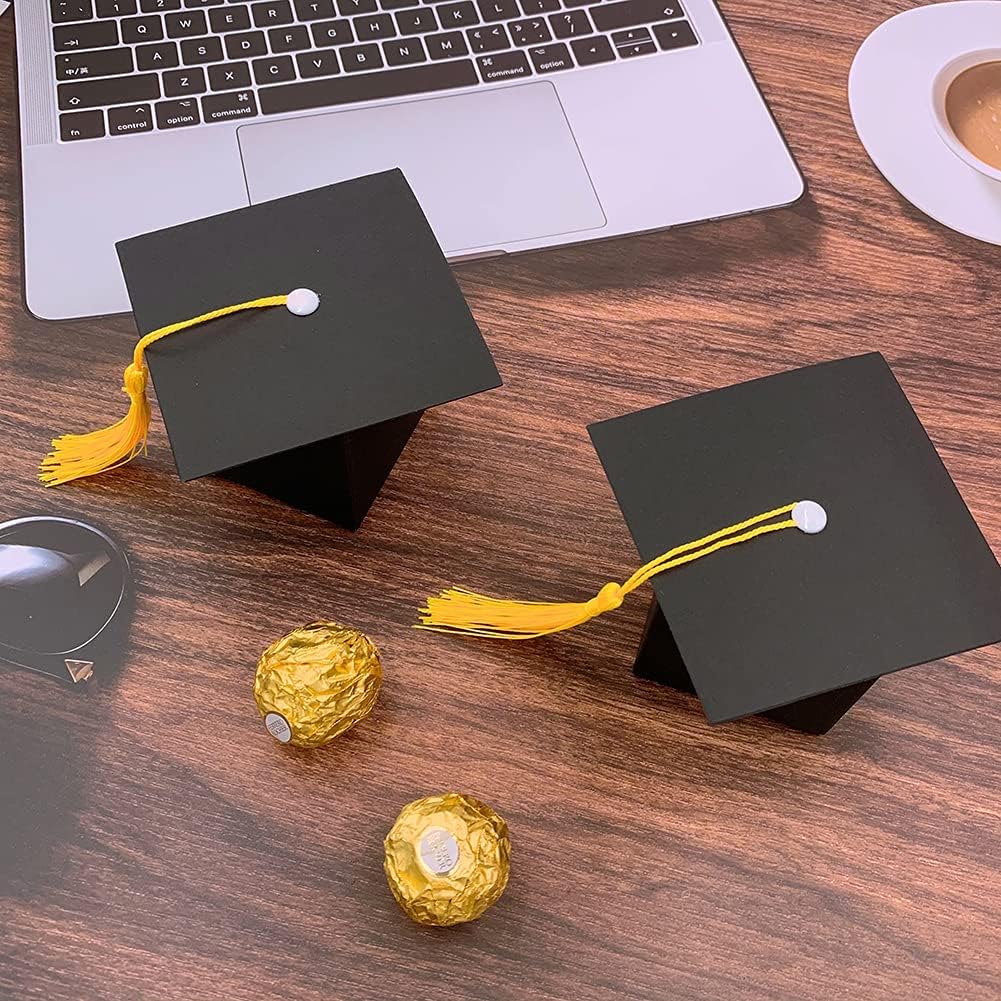 Suponey 30 Pcs Graduation Gift Boxes with Tassels