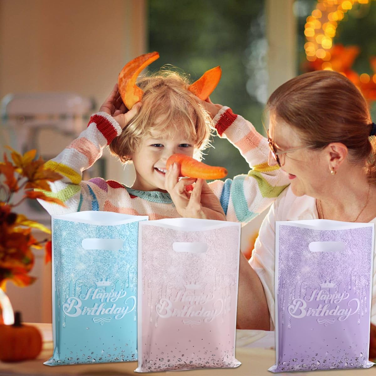 30 Packs Cute Themed Gift Bags for Parties