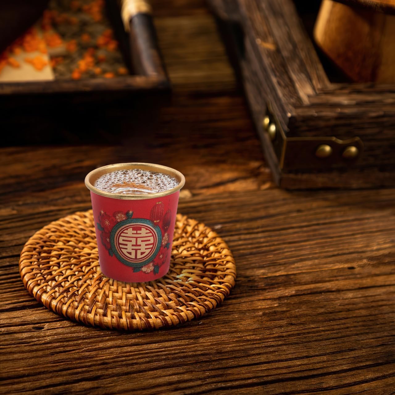 Garneck 50 Pack Paper Cups for Wedding Party Decorations