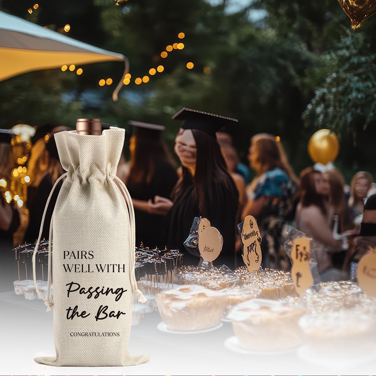 Law School Graduation Wine Bag for Her Him