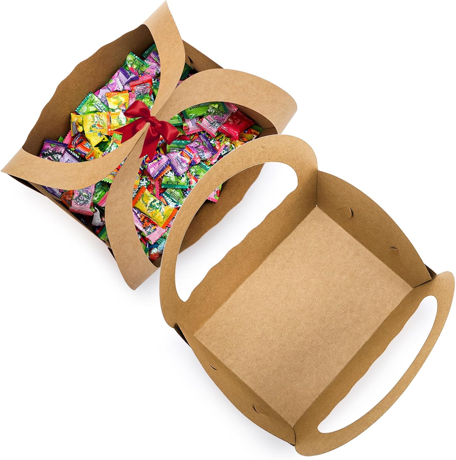 ELFULLY 50 Pack Paper Gift Baskets with Handles