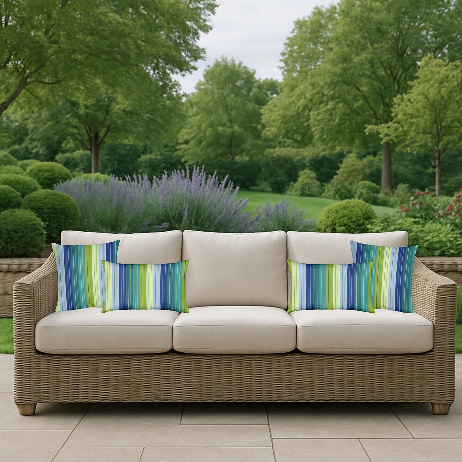 RSH Decor Sunbrella Square Throw Pillow Set of 4 17x17