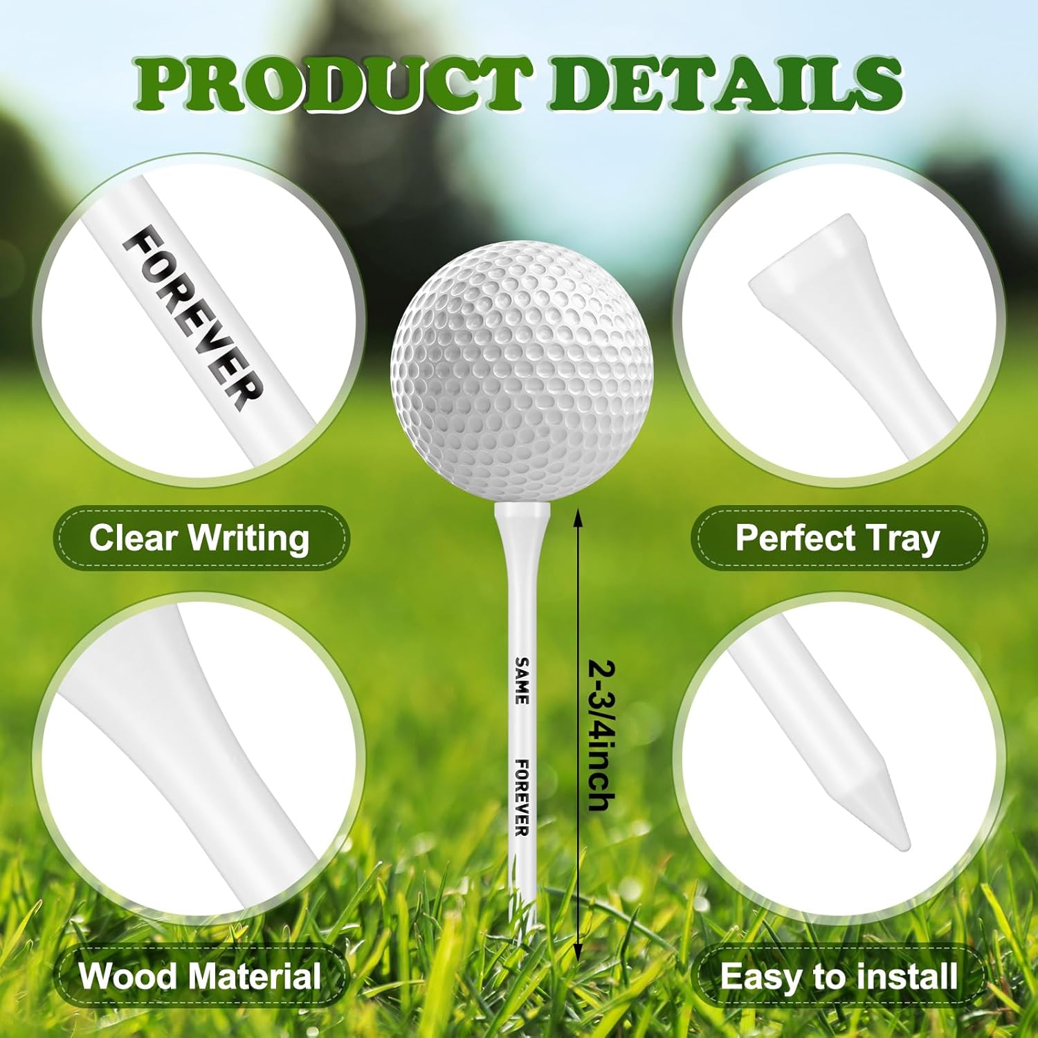 Realspring Golf Party Gift Bags 60 Piece Set