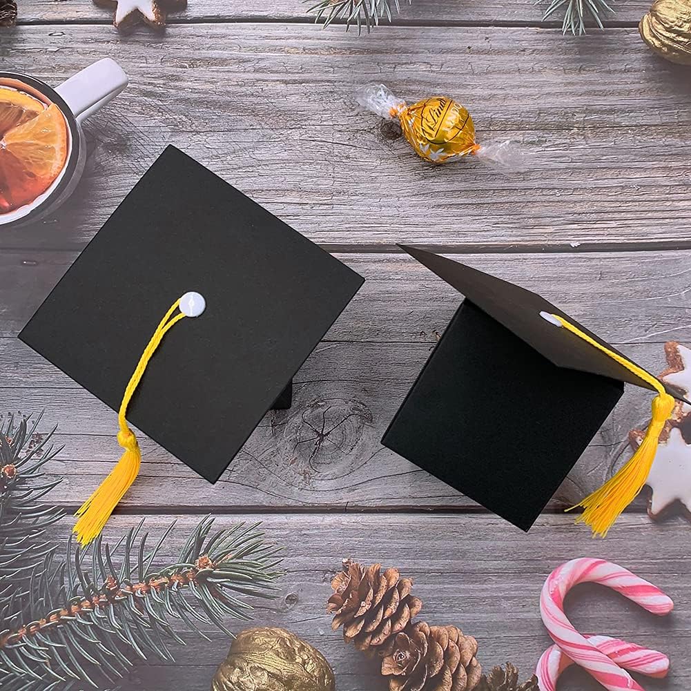 Suponey 30 Pcs Graduation Gift Boxes with Tassels