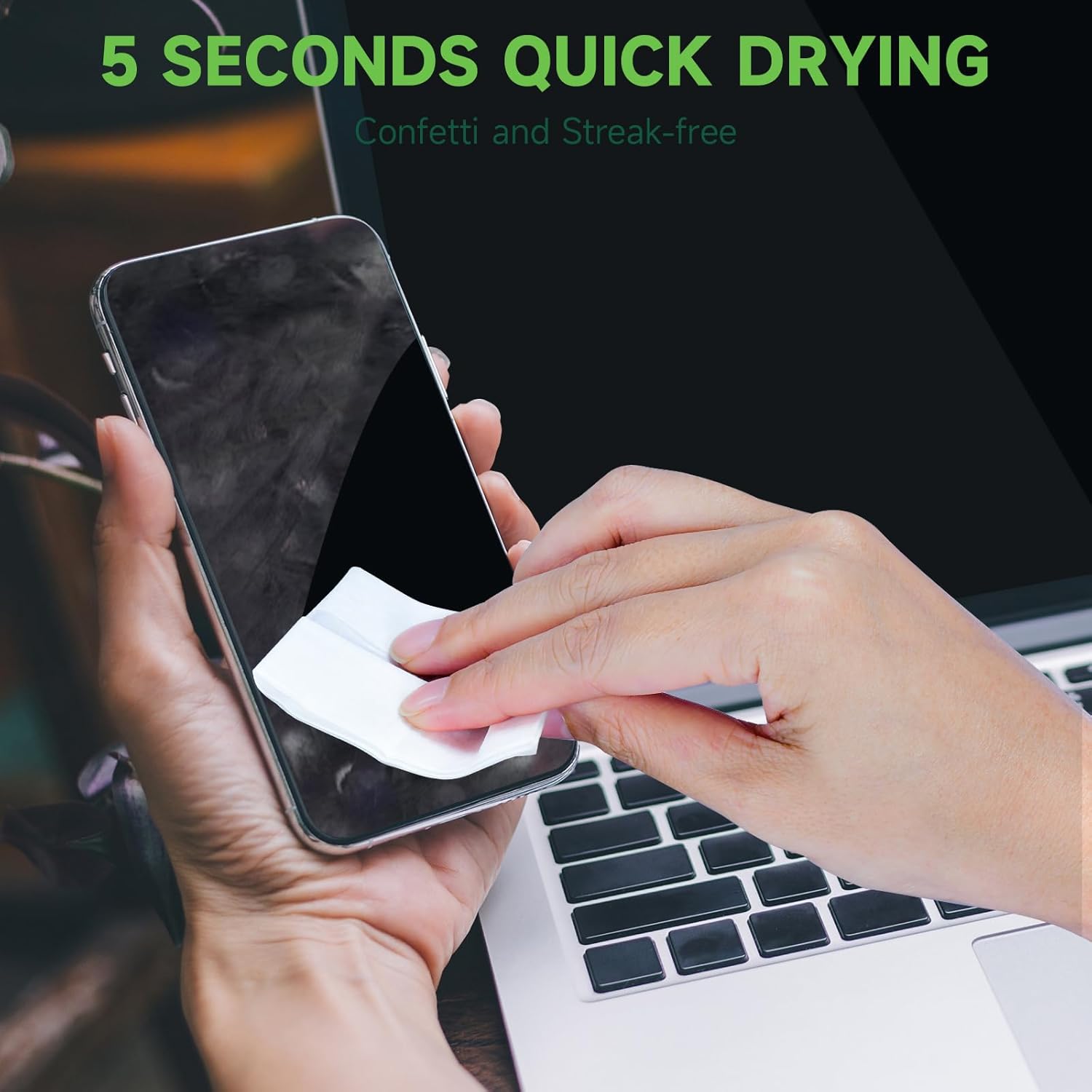 310 Count Pre-Moistened Lens Cleaning Wipes for Glasses Phones Lenses Screens