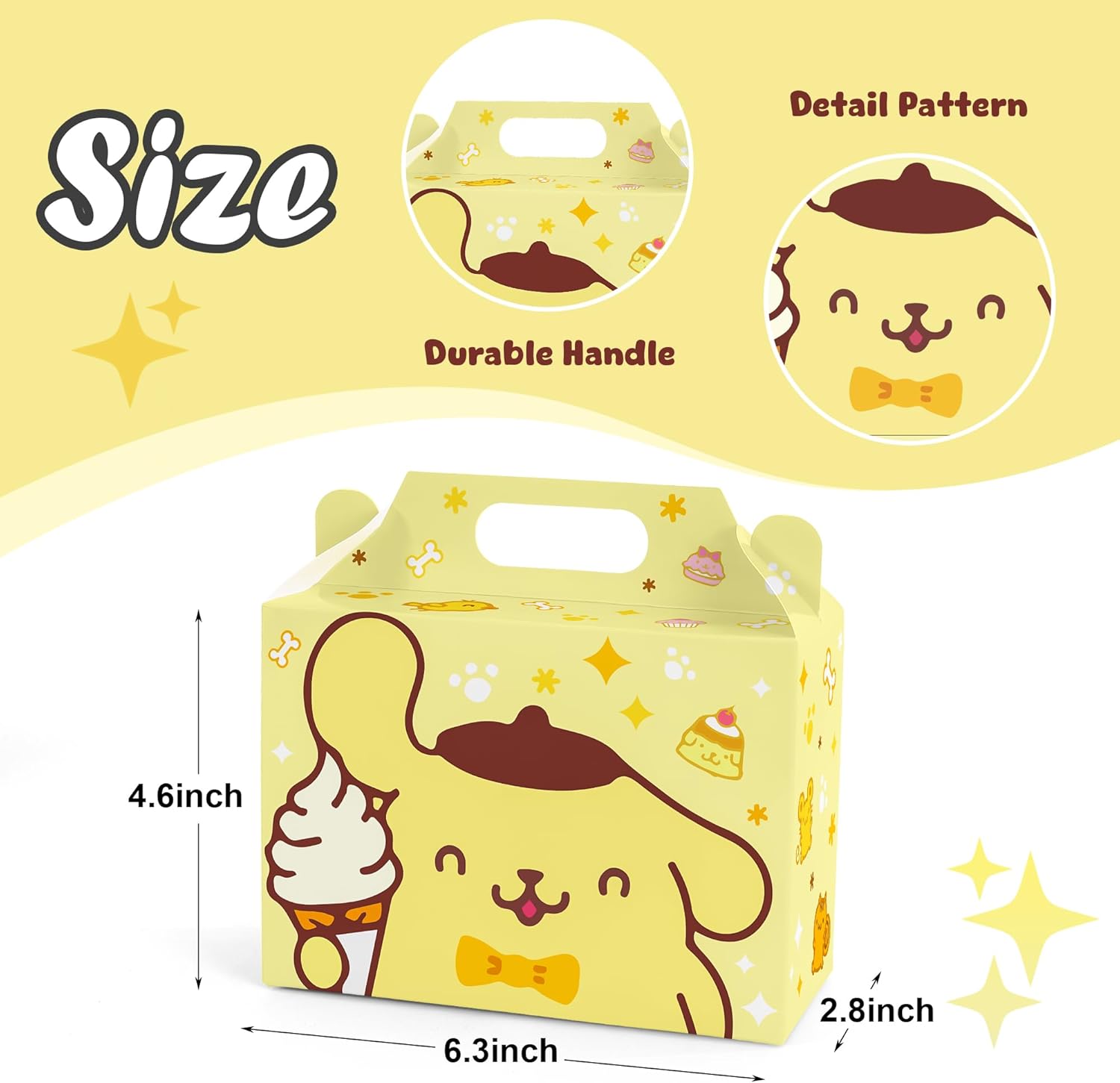 24PCS Cute Cartoon Theme Gift Boxes for Parties
