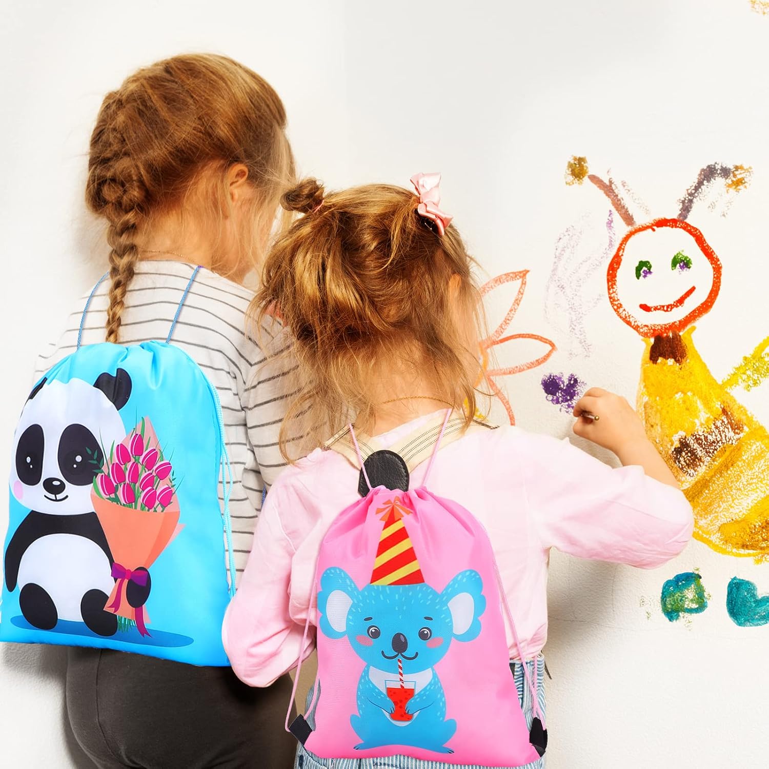 Shappy 24 Piece Drawstring Party Favor Bags for Kids