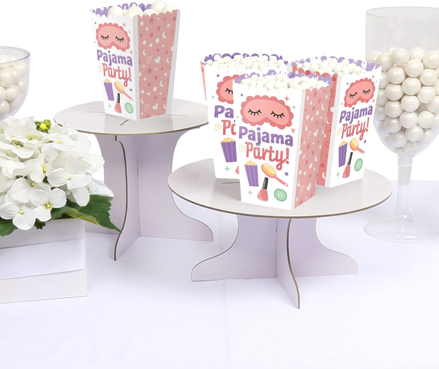 Big Dot of Happiness Pajama Slumber Party Treat Boxes 12 Ct