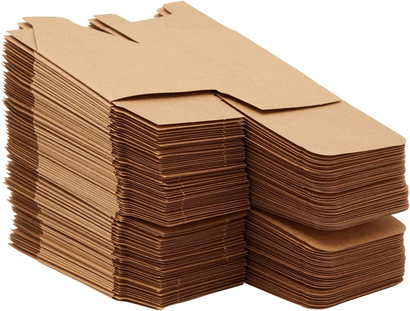 Juvale 100 Pack Brown 3x3x3 Inch Gift Boxes with Lids
