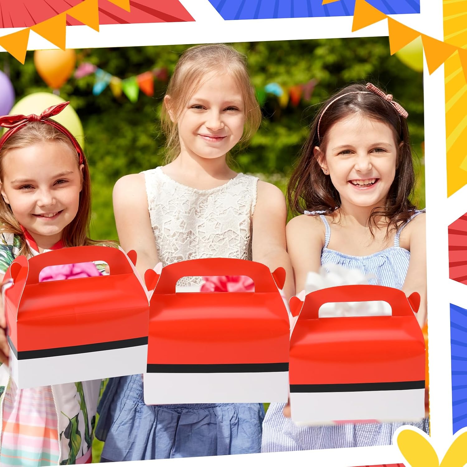 Marspark 24 Pack Cartoon Party Gift Boxes