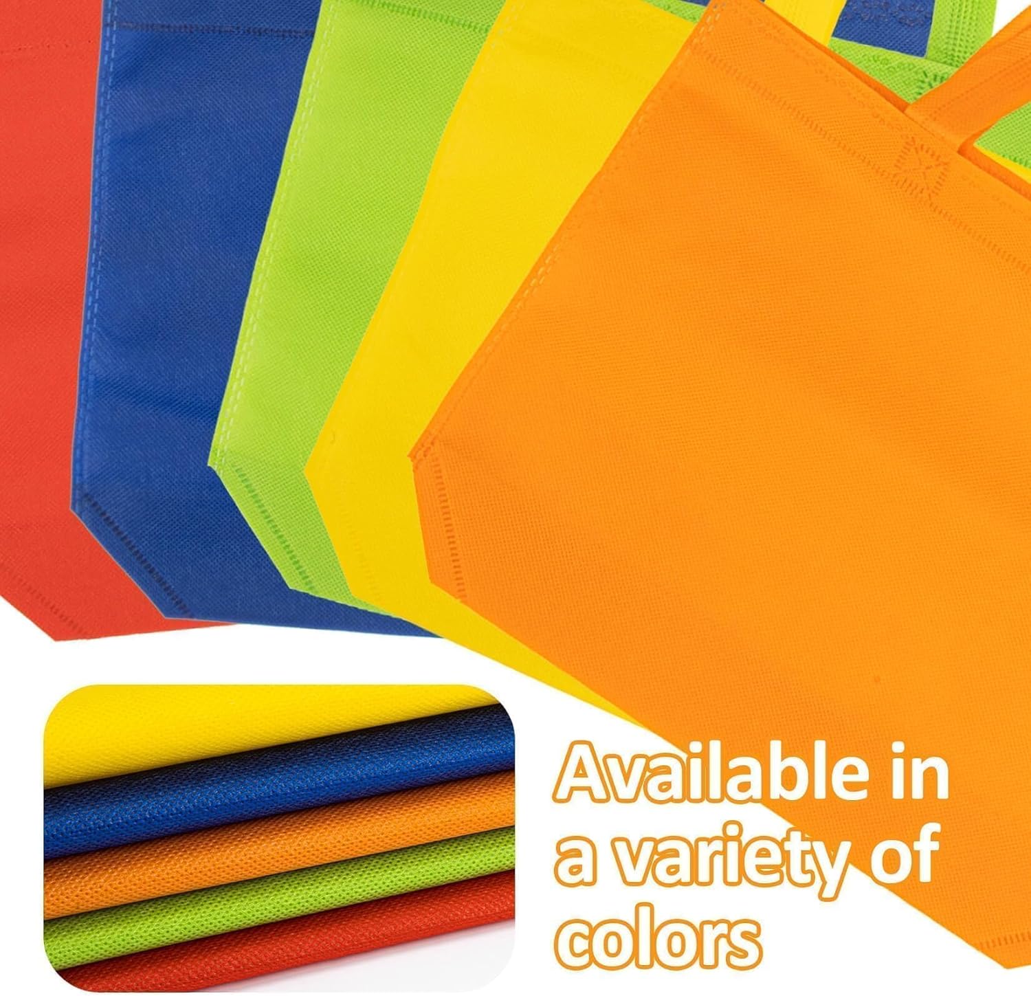 MAQIHAN 10PCS Colorful Reusable Gift Bags
