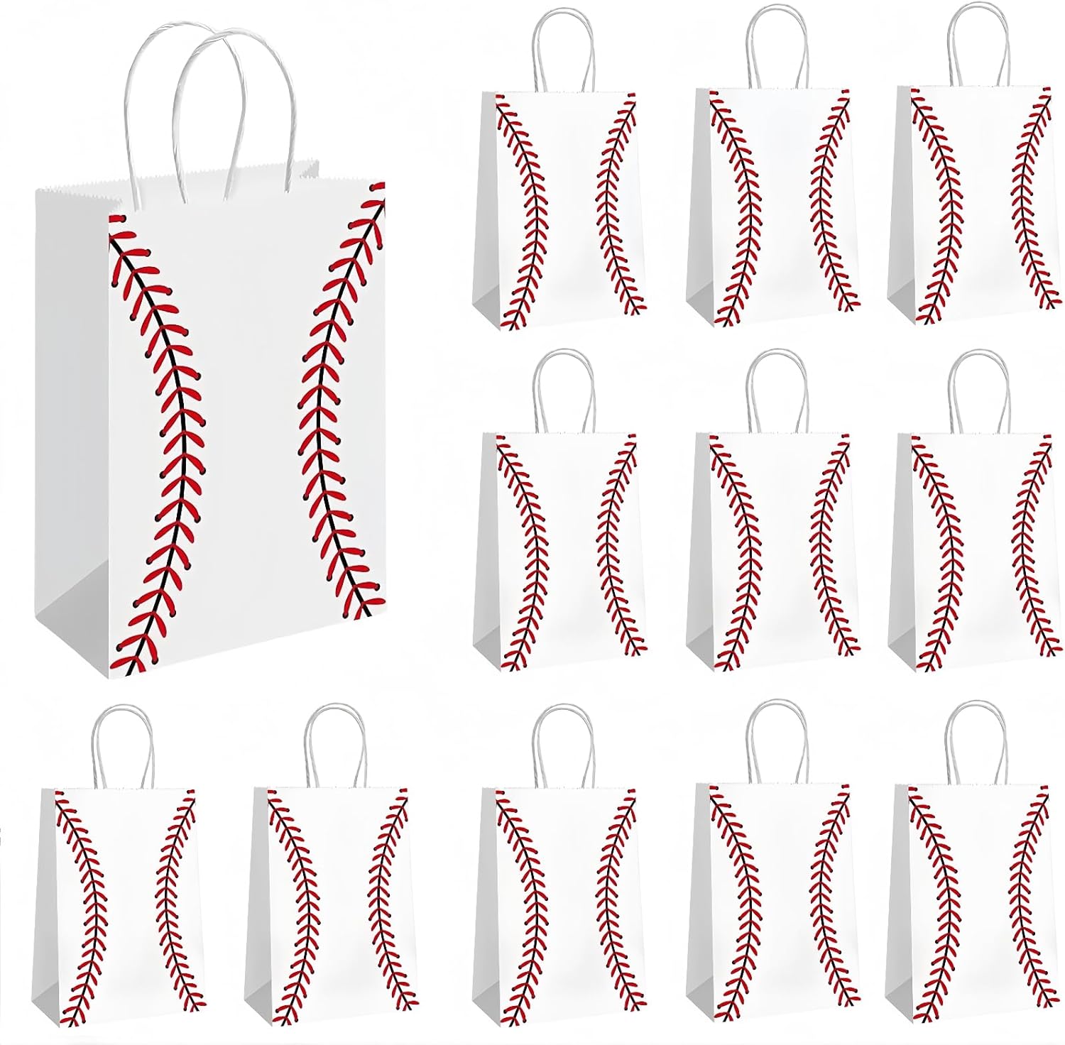 Kchera Baseball Gift Bags for Kids Team - 12PCS