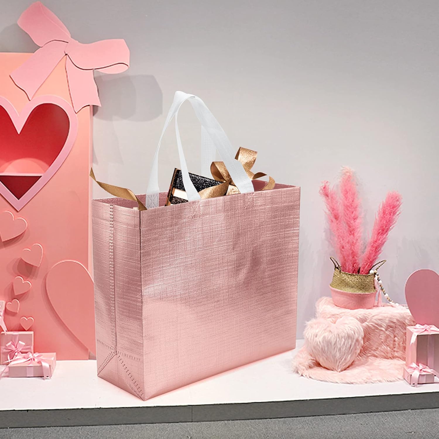 12 Pcs Reusable Gift Bags for Party Wedding