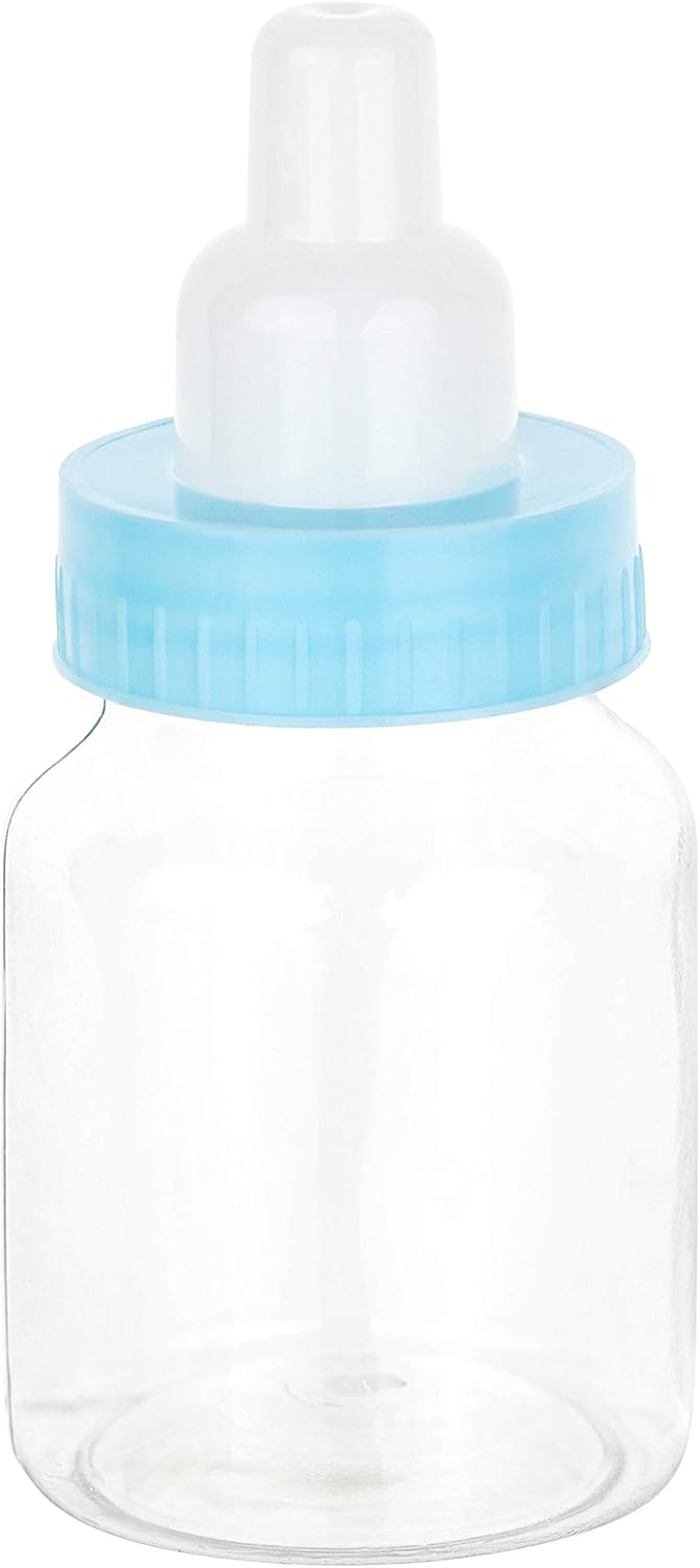 Hammont Blue Baby Boy Acrylic Candy Boxes 36 Pack