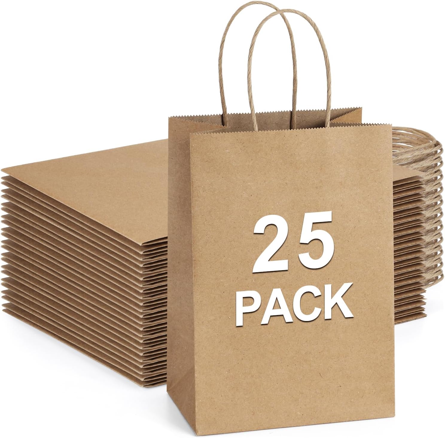 BagDream 25Pcs Small Gift Bags with Handles