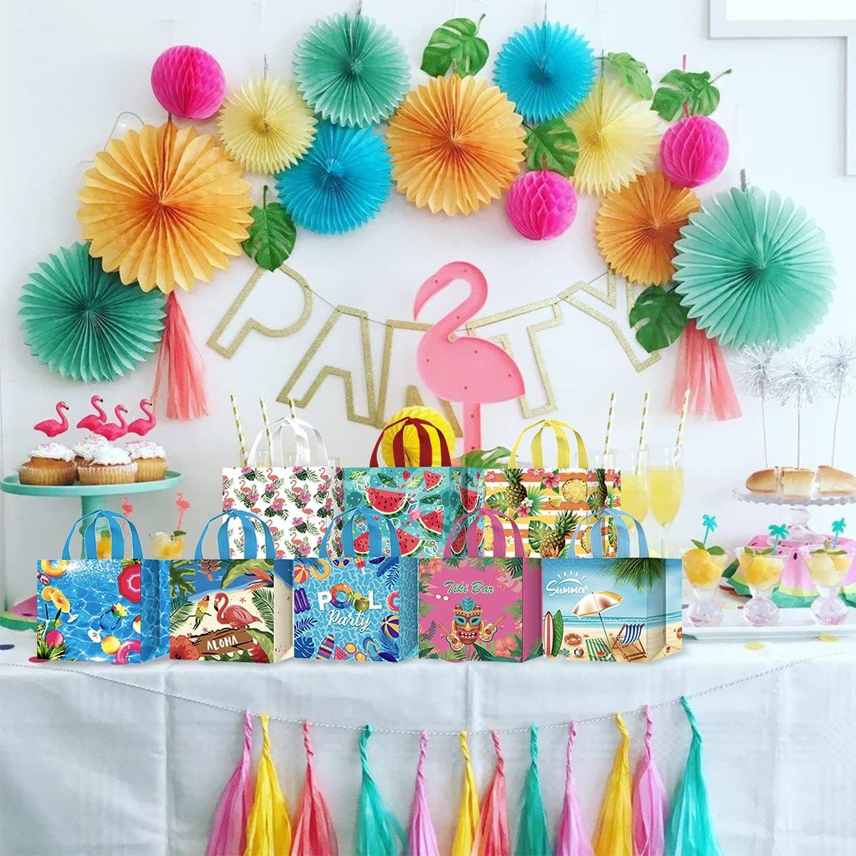 LECONCES Hawaii Summer Party Gift Bags 24Pcs