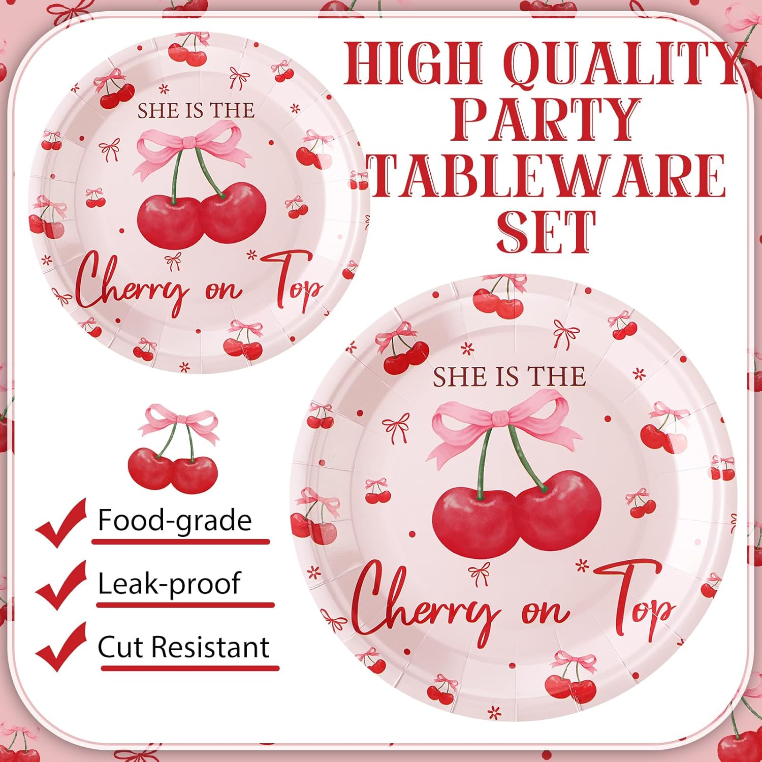 Zhehao 200 Pcs Wedding Party Plates Napkins Set