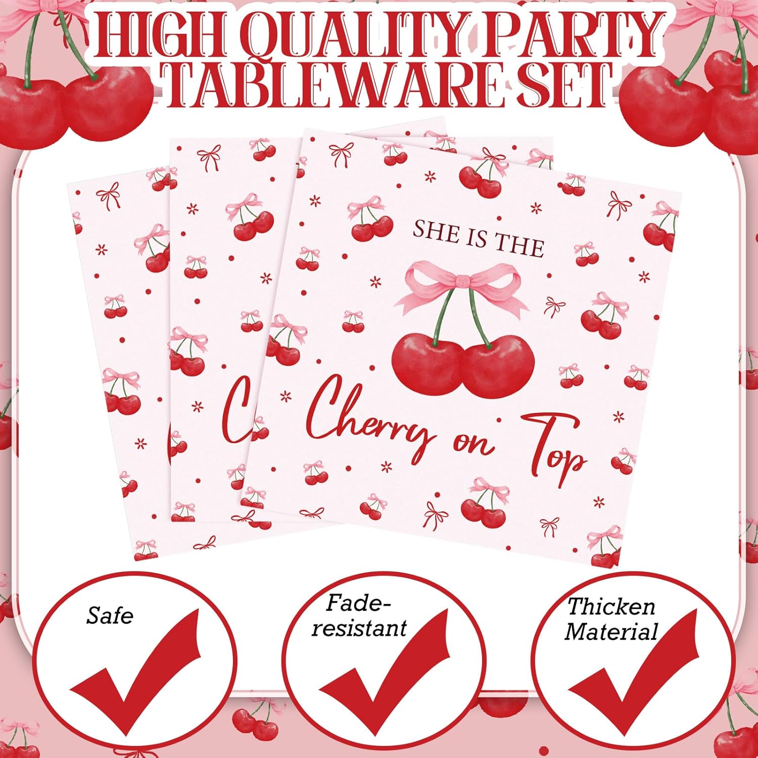 Zhehao 200 Pcs Wedding Party Plates Napkins Set
