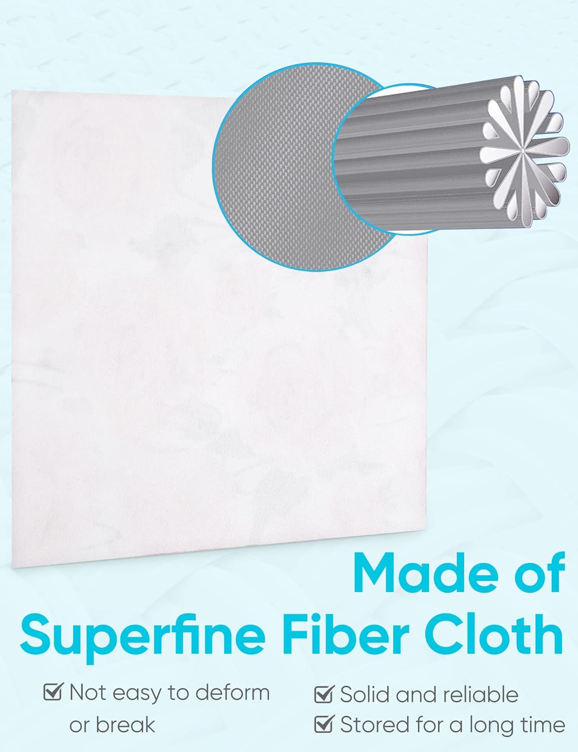 6PCS Thickened Microfiber Glasses Cleaning Cloth with Flower Design