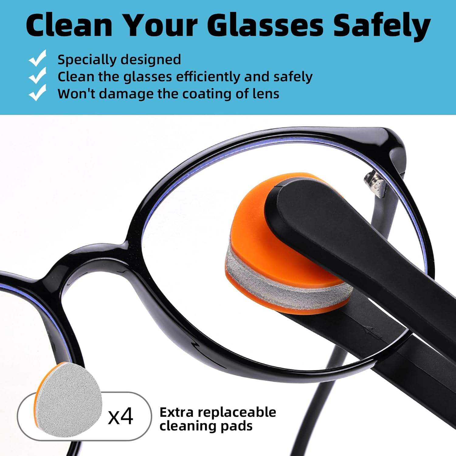 Edglete Glasses Cleaner Kit with Anti Fog Spray and Microfiber Cloth