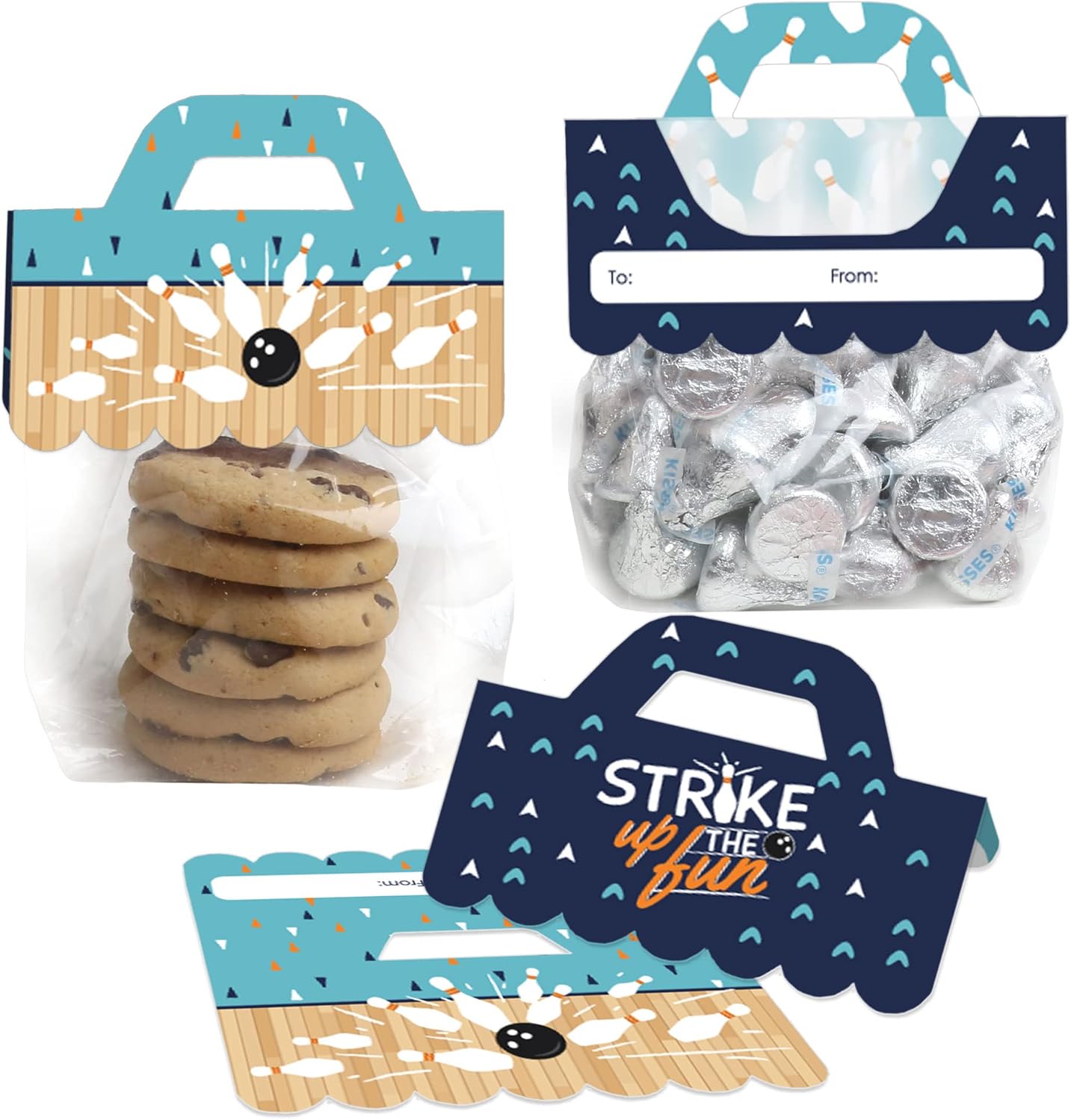 Strike Up The Fun Bowling Goodie Bag Labels Set of 24