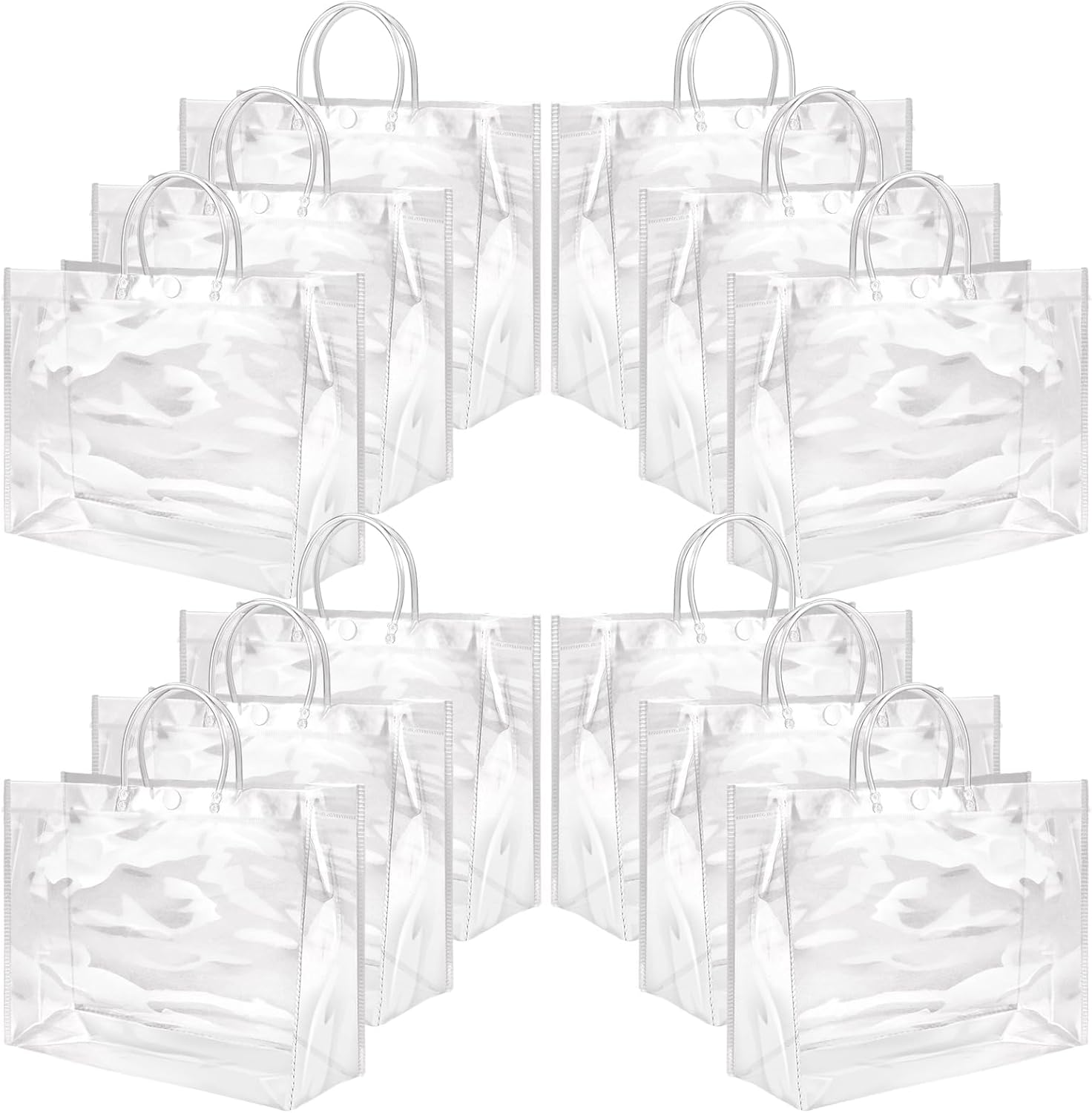 BadenBach Extra Large Clear Gift Bags with Handles