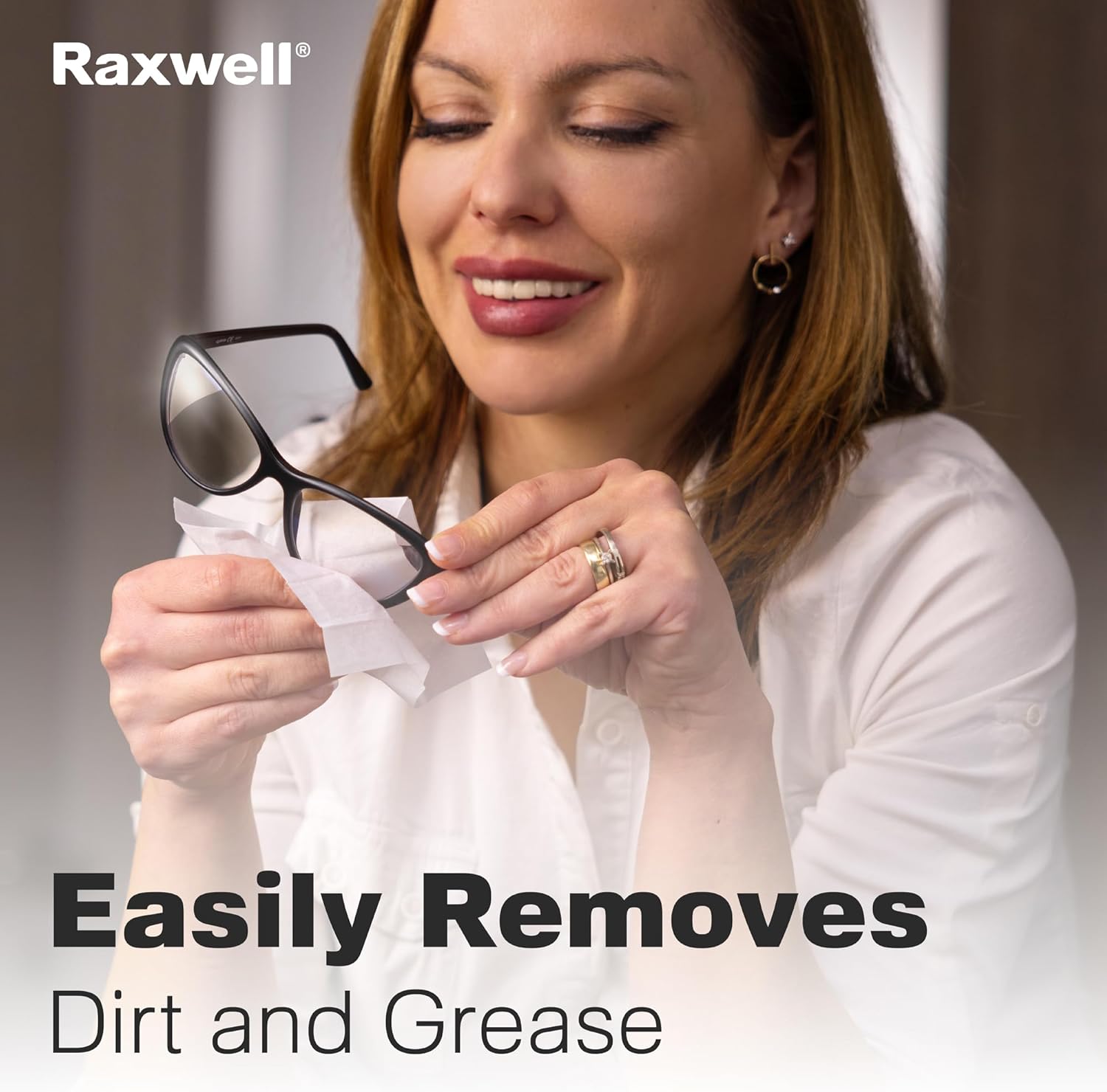 Raxwell Eyeglasses Cleaner Wipes 100 Count