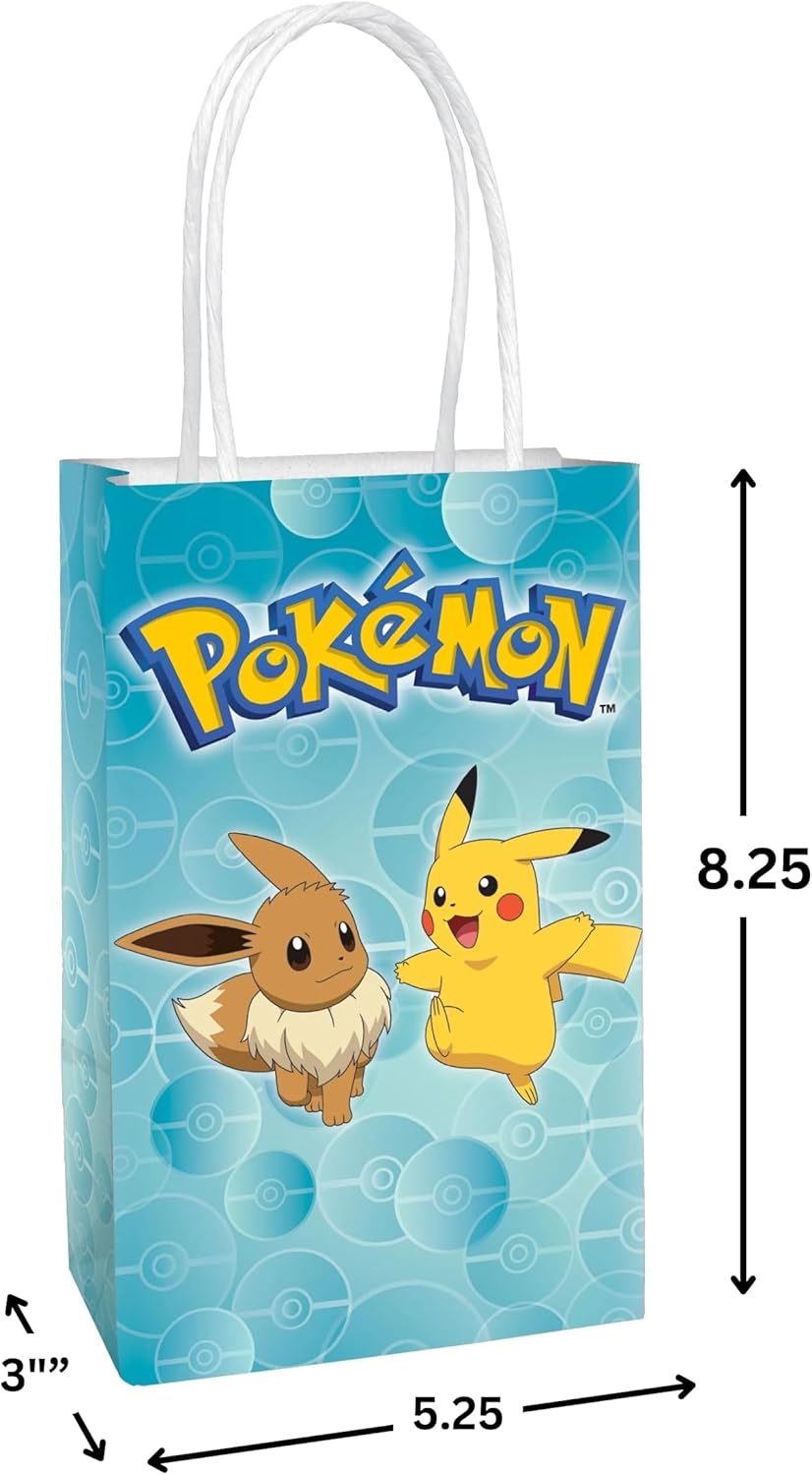 Pokemon Printed Paper Kraft Bags 825x525x3 8-Piece Set