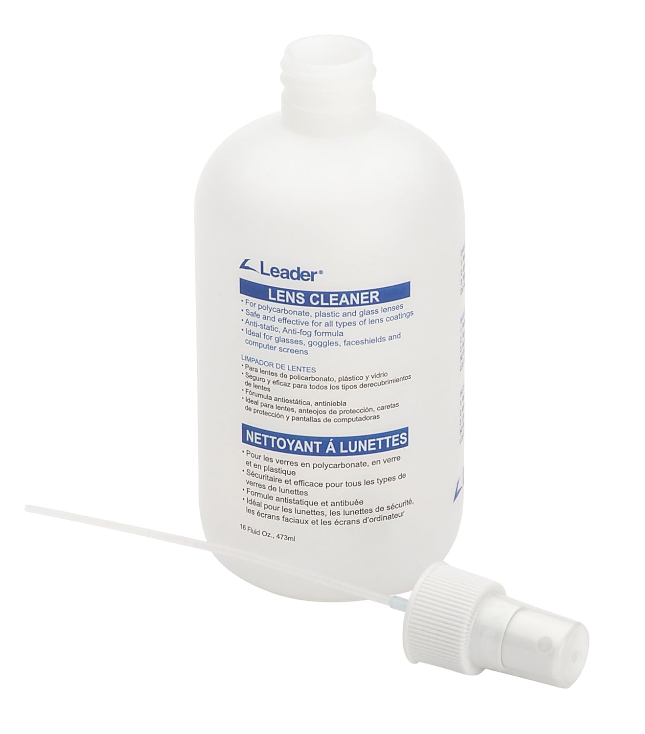 Leader C-Clear Lens Cleaning Solution with Pump 16 Ounces