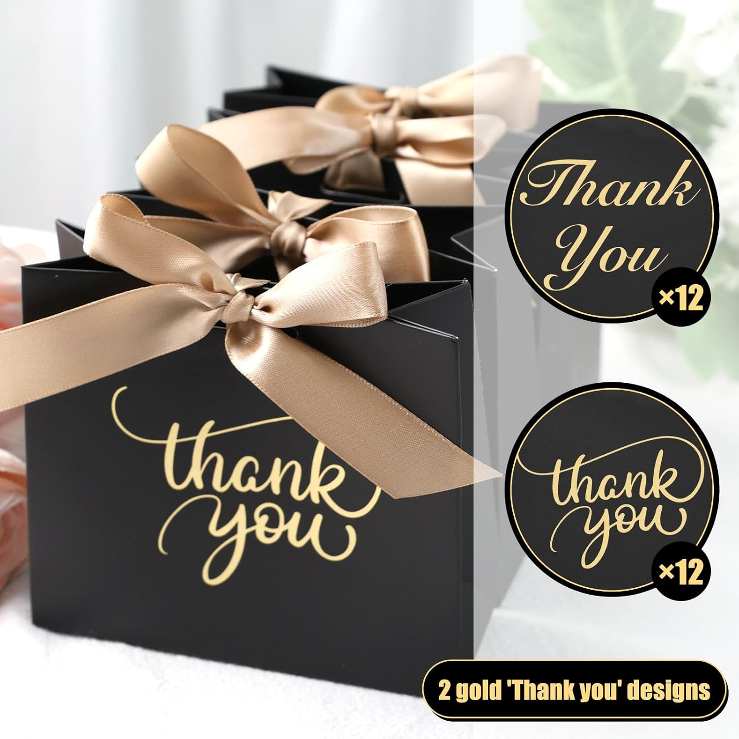 VGOODALL 24PCS Mini Party Favor Bags with Bow Ribbon 1