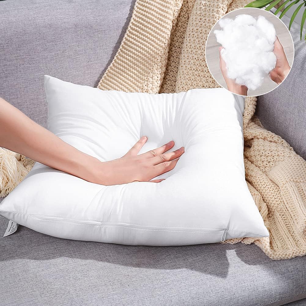 OTOSTAR Waterproof Throw Pillow Inserts Set of 4