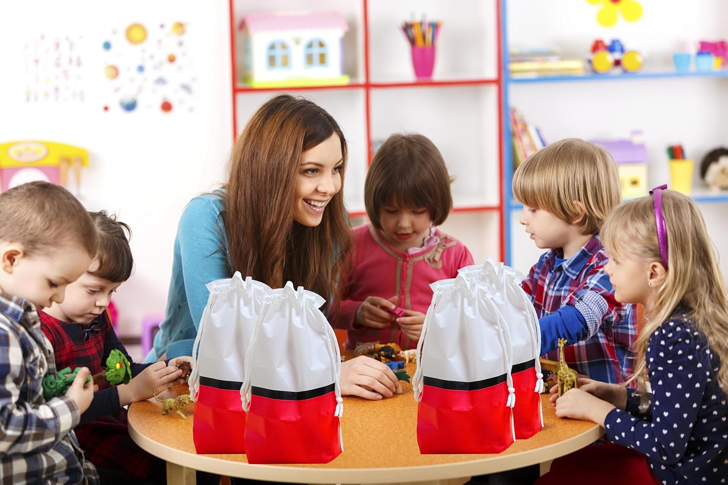 Eylola 48PCS Cartoon Animation Gift Bags for Parties