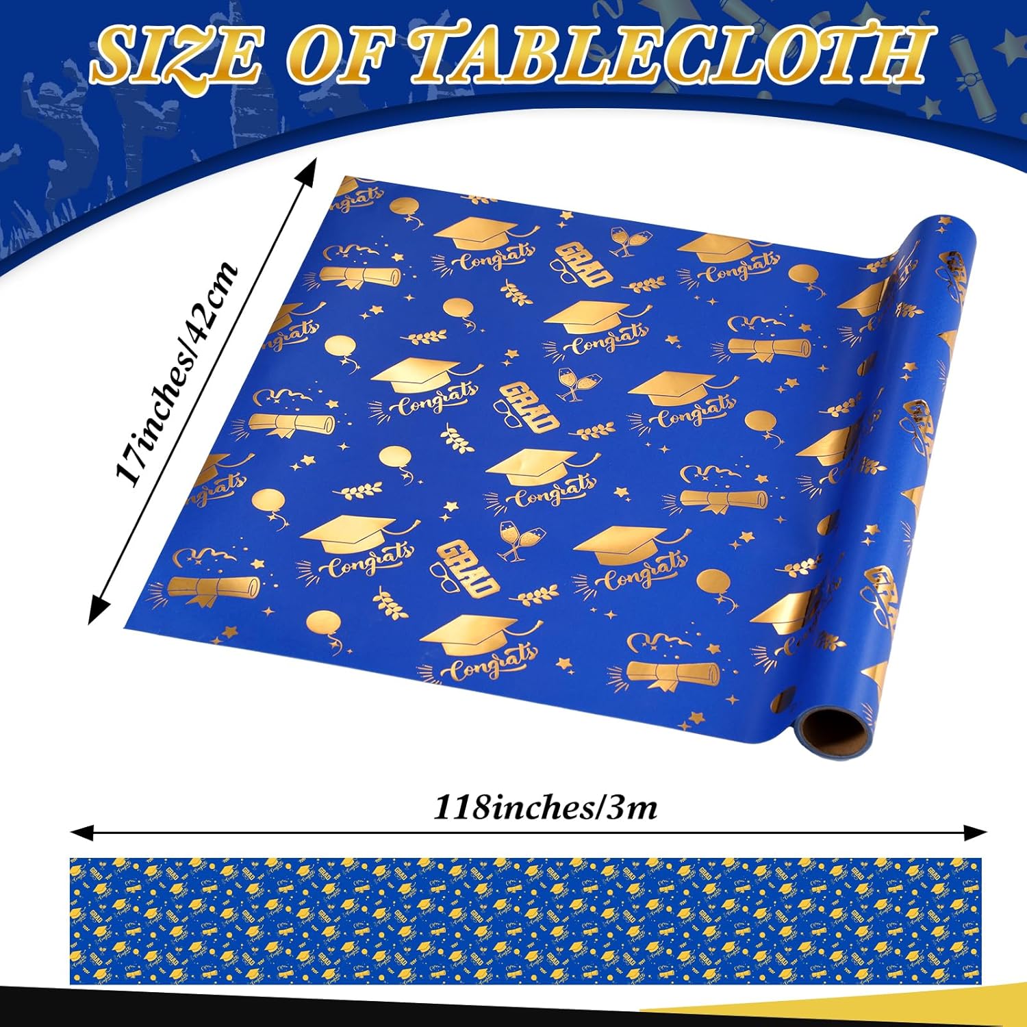 AmazingSpark 2025 Graduation Gift Wrap Paper Roll