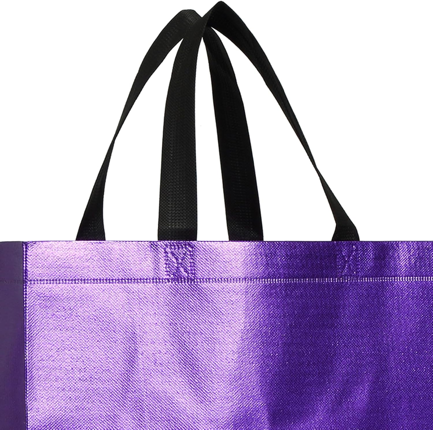 Tosnail 20 Pack Reusable Gift Bags with Handles Purple