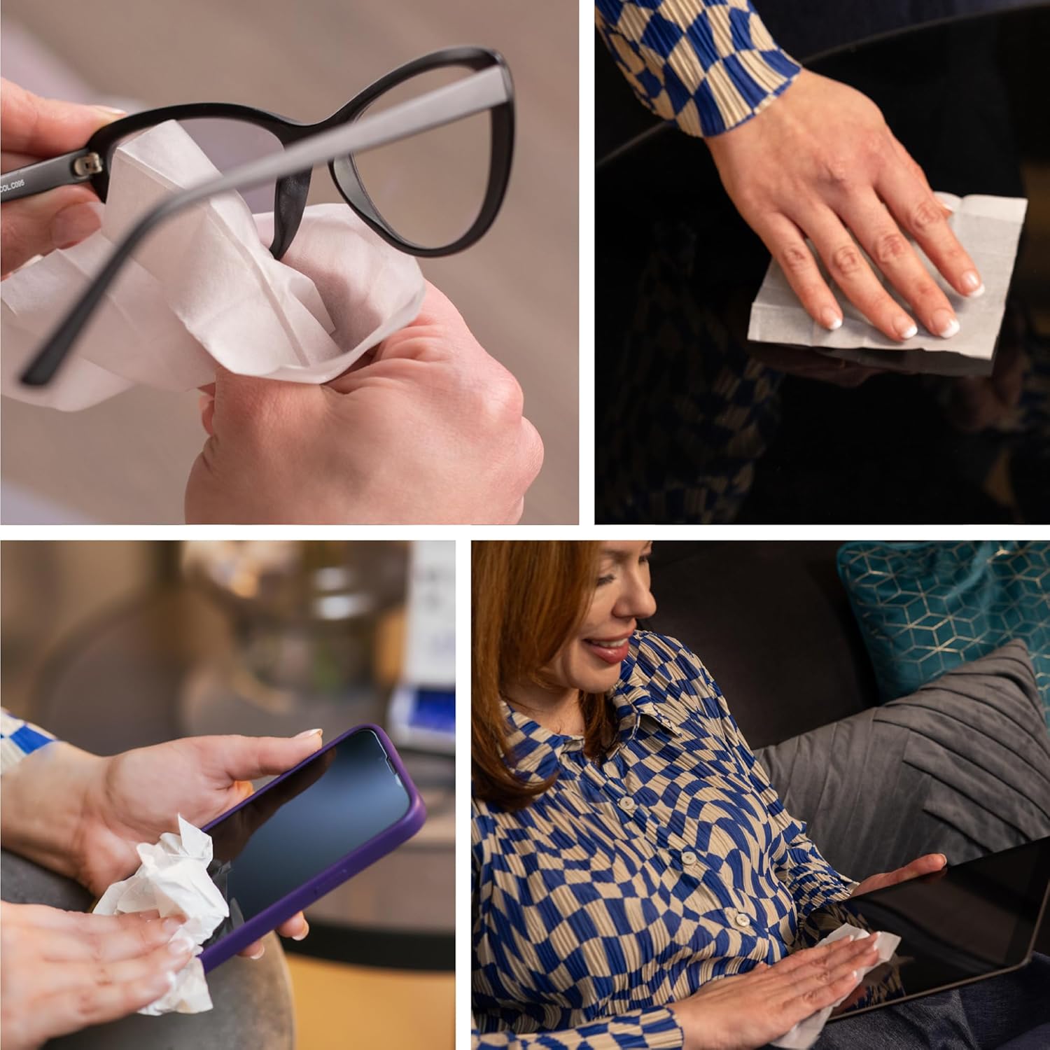 Raxwell Eyeglasses Cleaner Wipes 100 Count