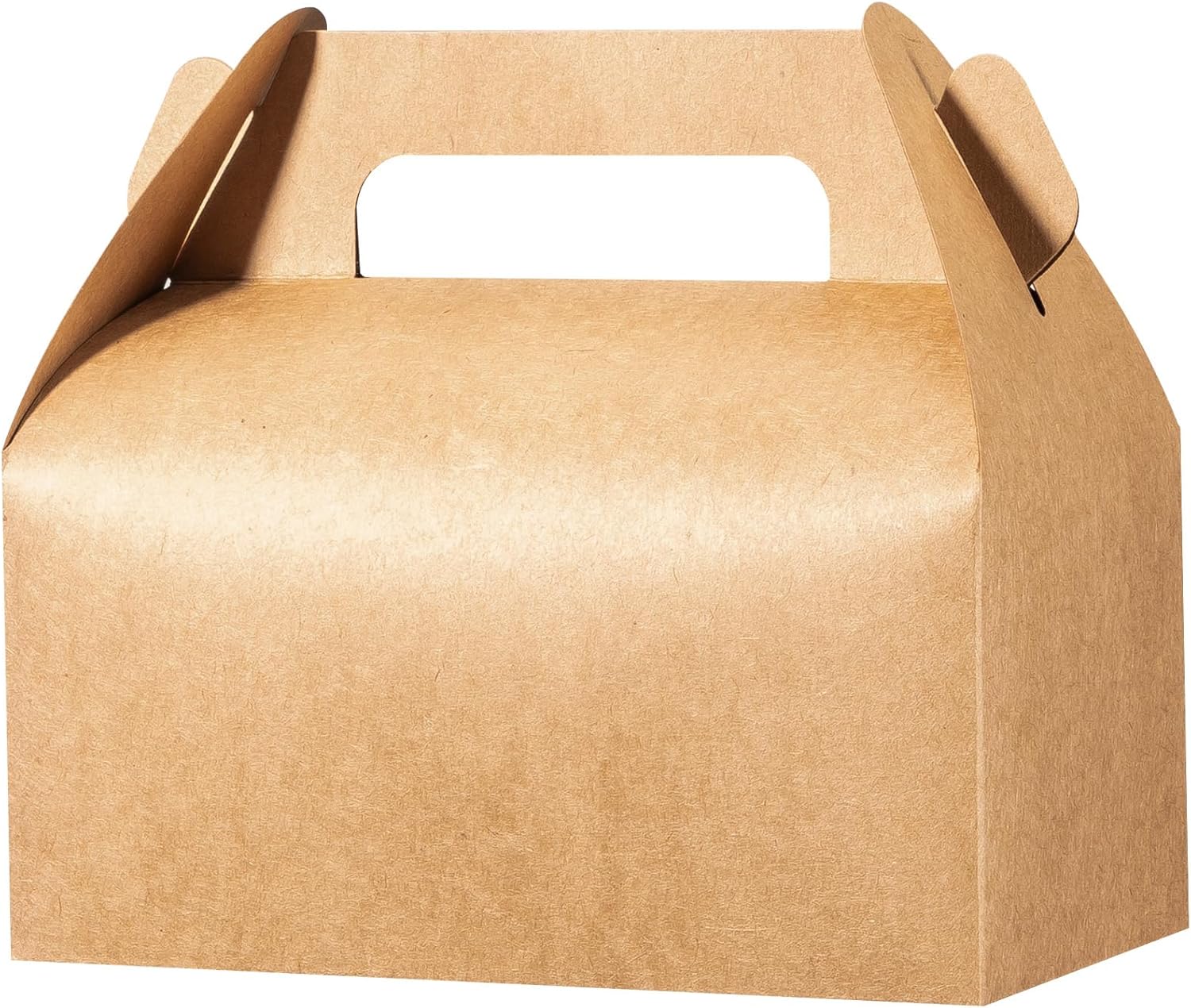 UnicoPak 10 Pack Brown Gable Treat Boxes