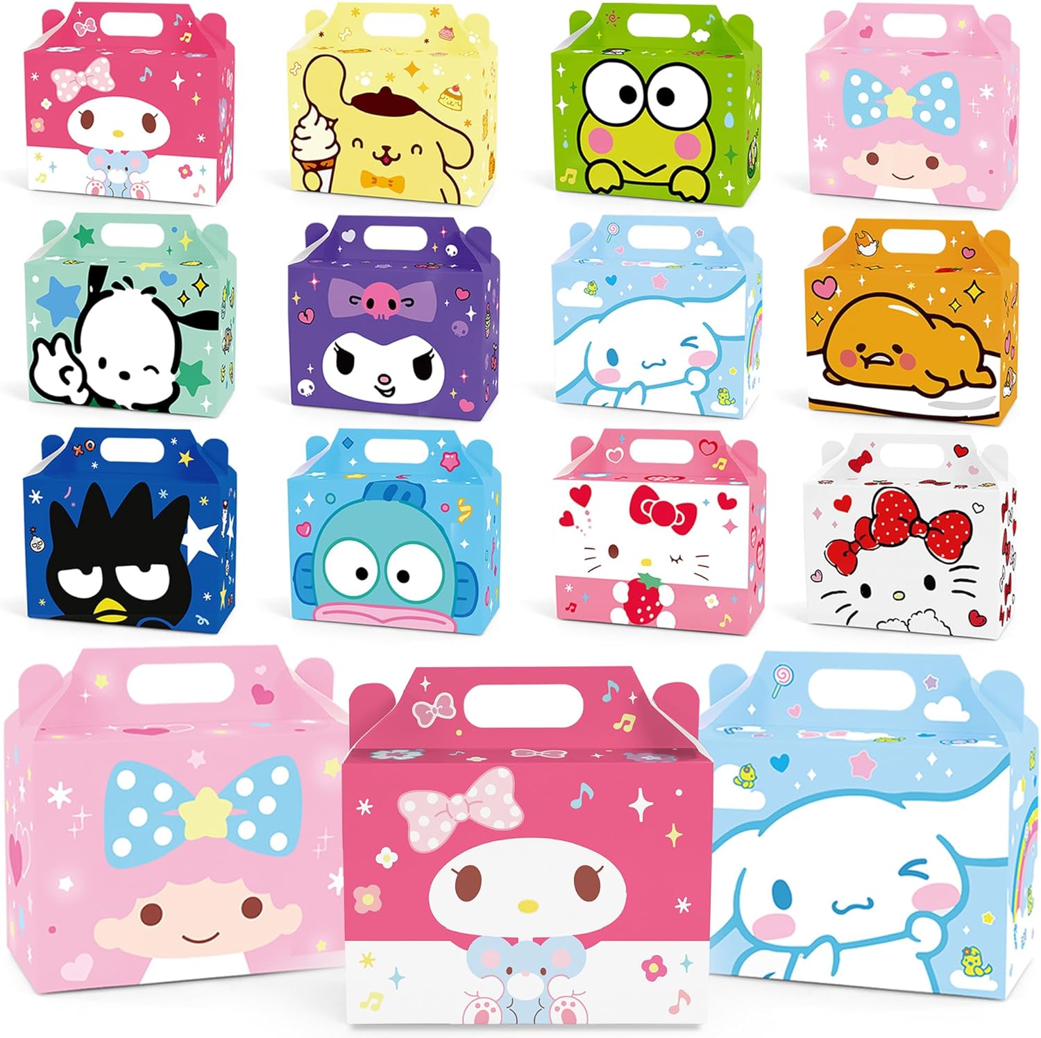 24PCS Cute Cartoon Theme Gift Boxes for Parties