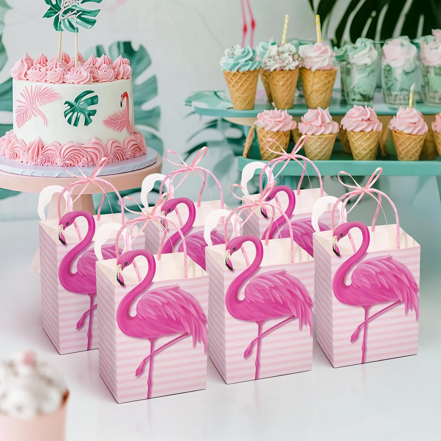 Cheerland Flamingo Gift Bag Pack of 8