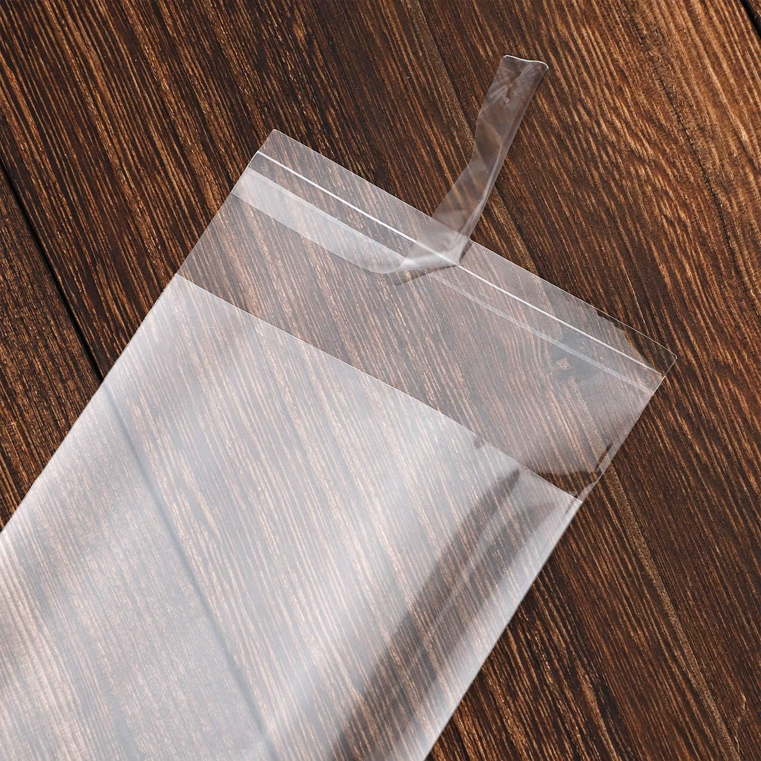 100 pcs Clear 3 in x 11 in Self Seal Cello Bags