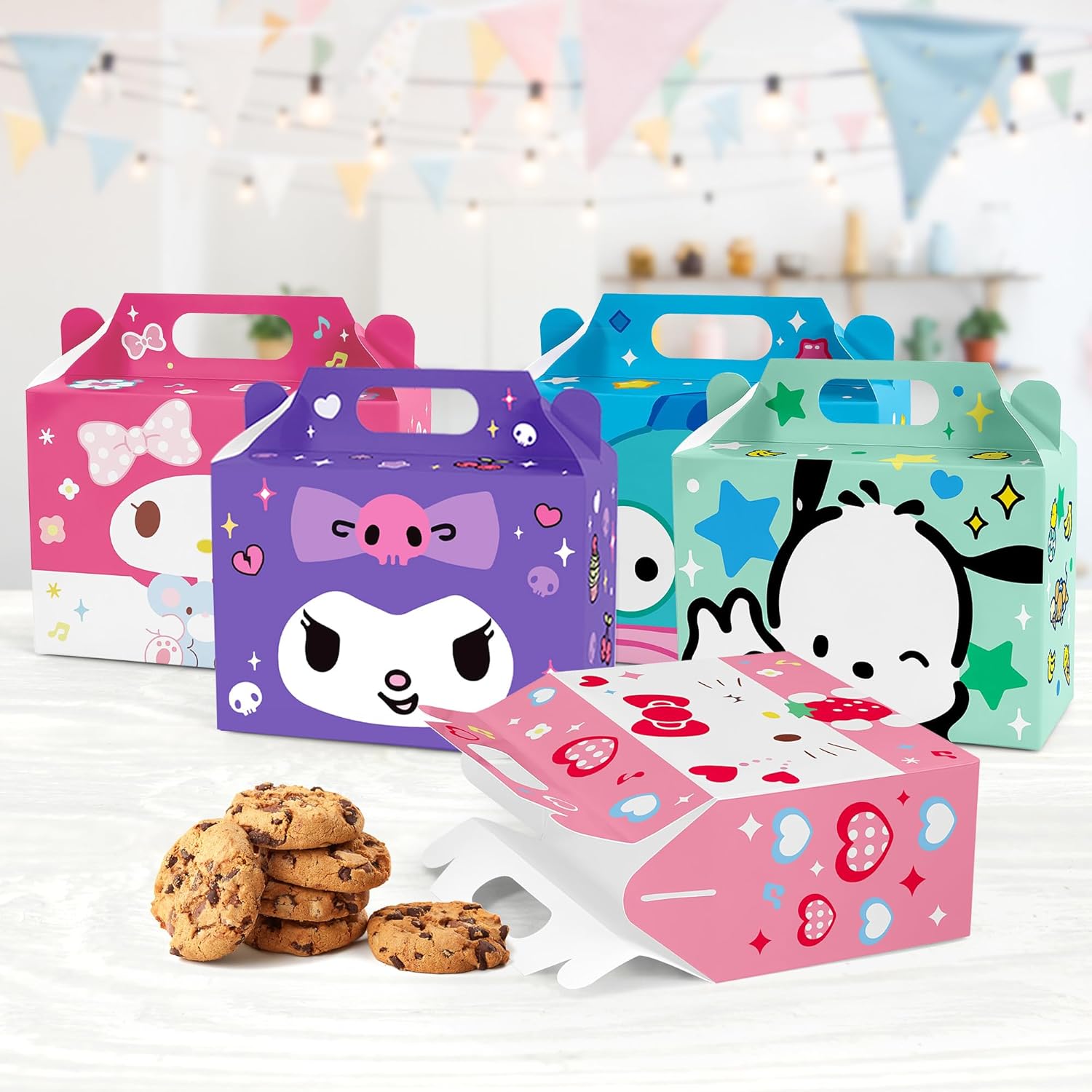 24PCS Cute Cartoon Theme Gift Boxes for Parties