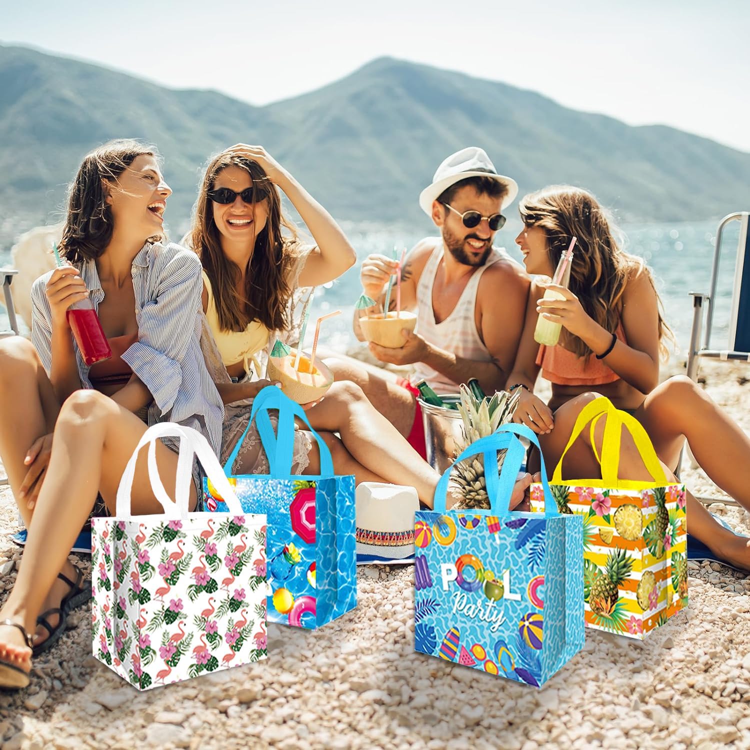 LECONCES Hawaii Summer Party Gift Bags 24Pcs