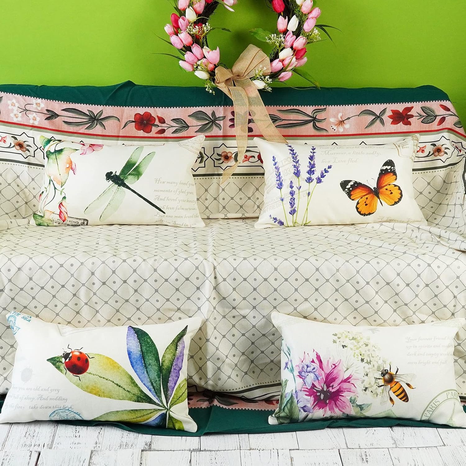 ONWAY 12x20 Decorative Pillow Covers Set of 4