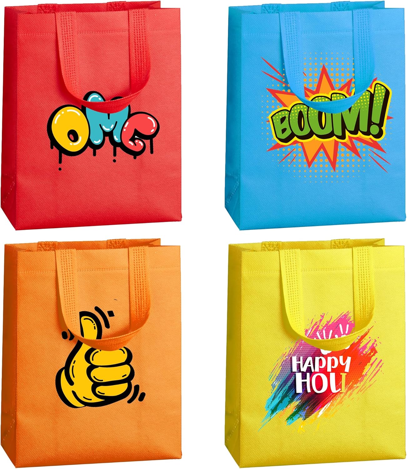 SPERPAND 30 Pcs Reusable Gift Bags with Handles and Tissues