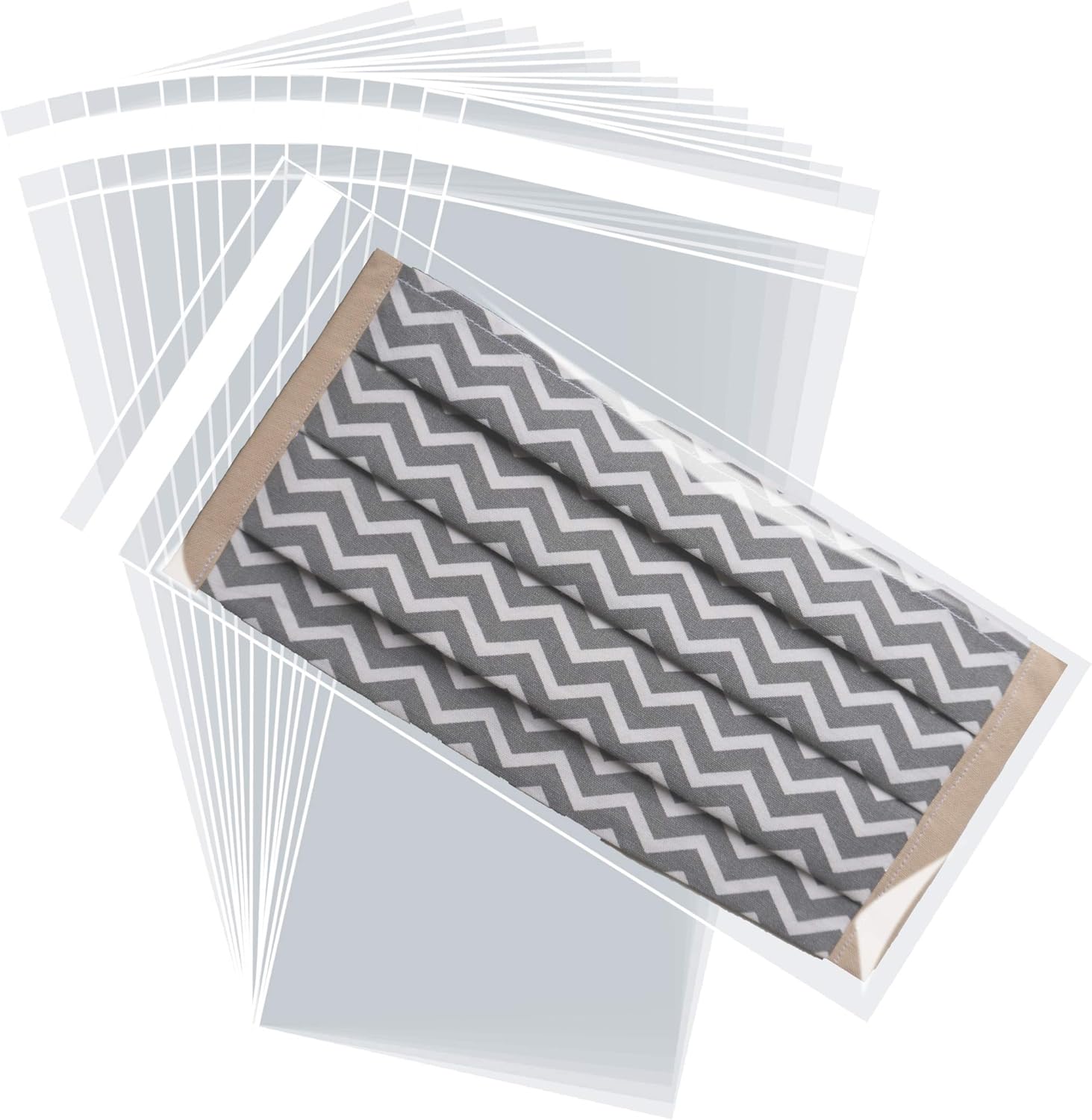 Purple Q Crafts Clear Self Sealing Cellophane Bags 4 x 9 100 Pack