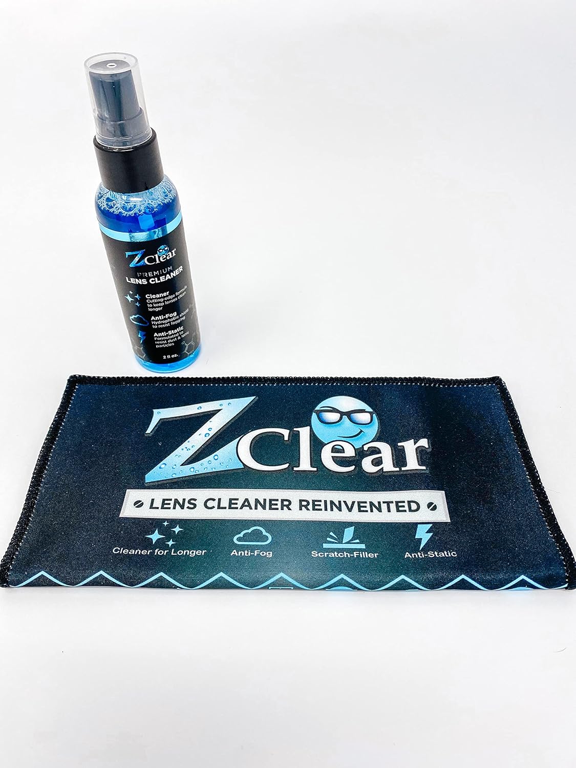 Z Clear 2 oz EyeGlasses Cleaner with Microfiber Cloth