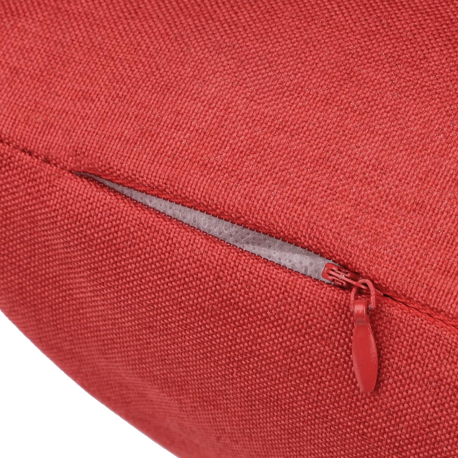 Pack of 2 18x18 Inch Red Waterproof Pillow Covers